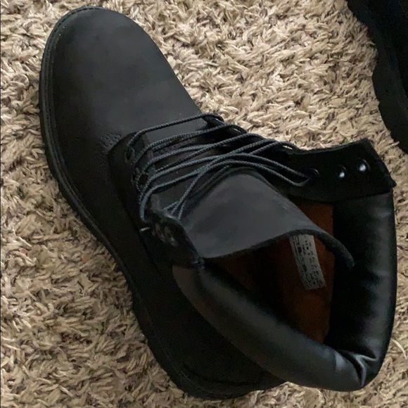 Black Waterproof Timberlands